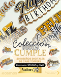 Colección Cake Toppers - Cumpleaños Premium