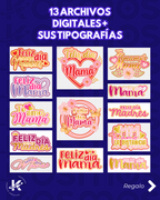 CAKE TOPPERS - DÍA DE LAS MADRES (PRIMERA EDICIÓN)