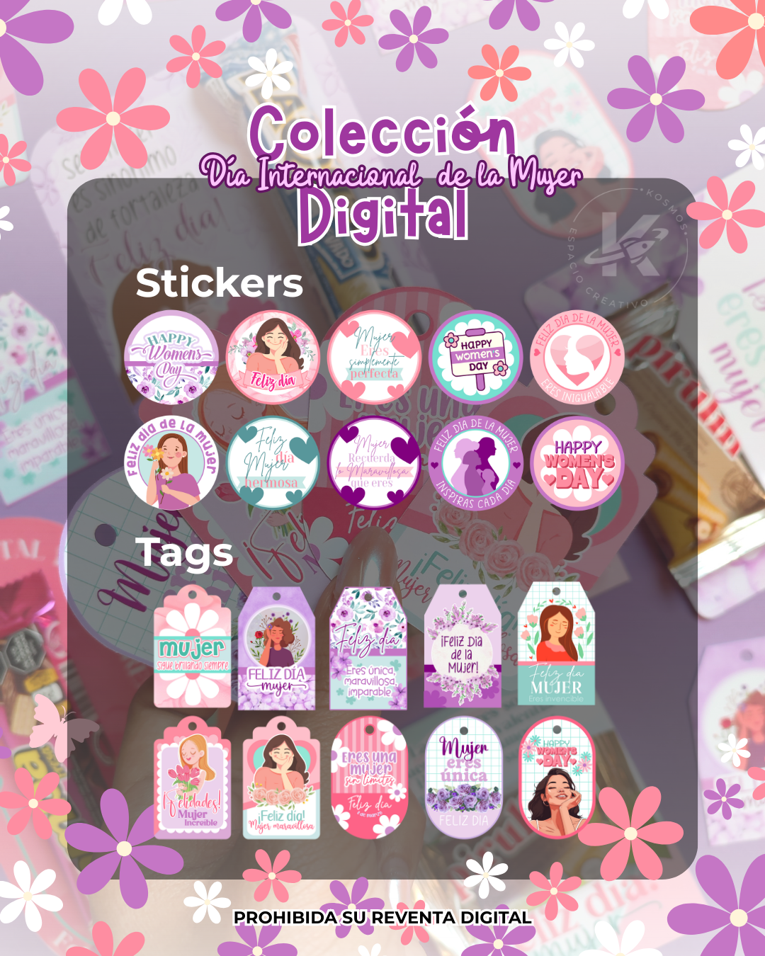 Colección Digital - Día de la Mujer (Archivos imprimibles)