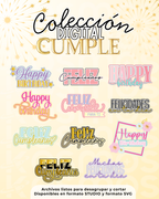 Colección Cake Toppers - Cumpleaños Premium
