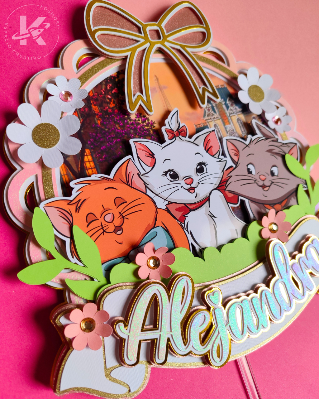 Cake Topper Aristogatos (Formato STUDIO)