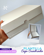CAJA CUADRADA DE 28x28cm