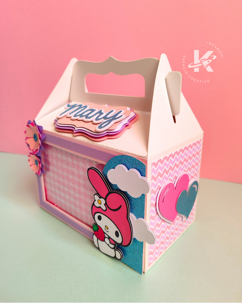 CAJA COTILLÓN (LUNCH BOX) - MY MELODY - STUDIO Y SVG
