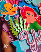 Cake Topper La Sirenita (Formato STUDIO)