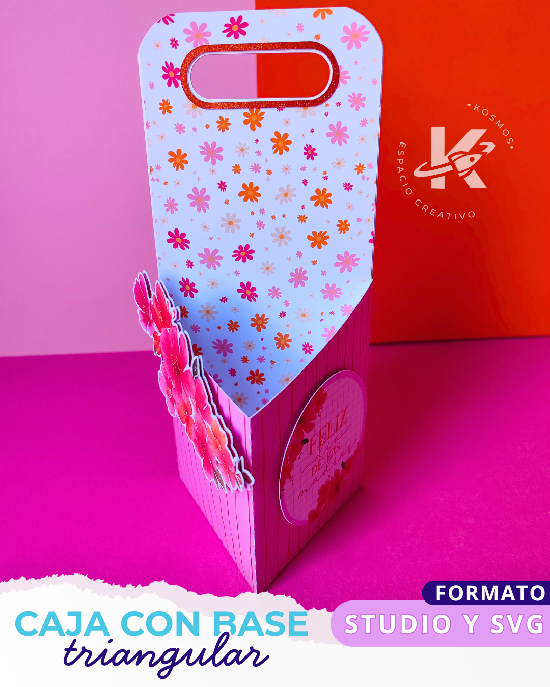 CAJA CON BASE TRINGULAR - MADRES MARAVILLOSAS
