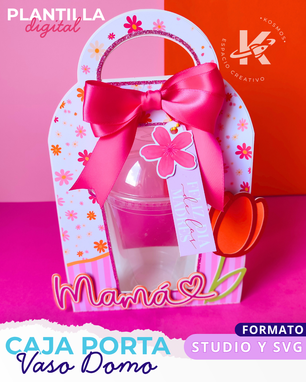 CAJA PORTA VASO DOMO - MADRES MARAVILLOSAS