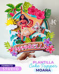 CAKE TOPPER MOANA (FORMATO STUDIO)