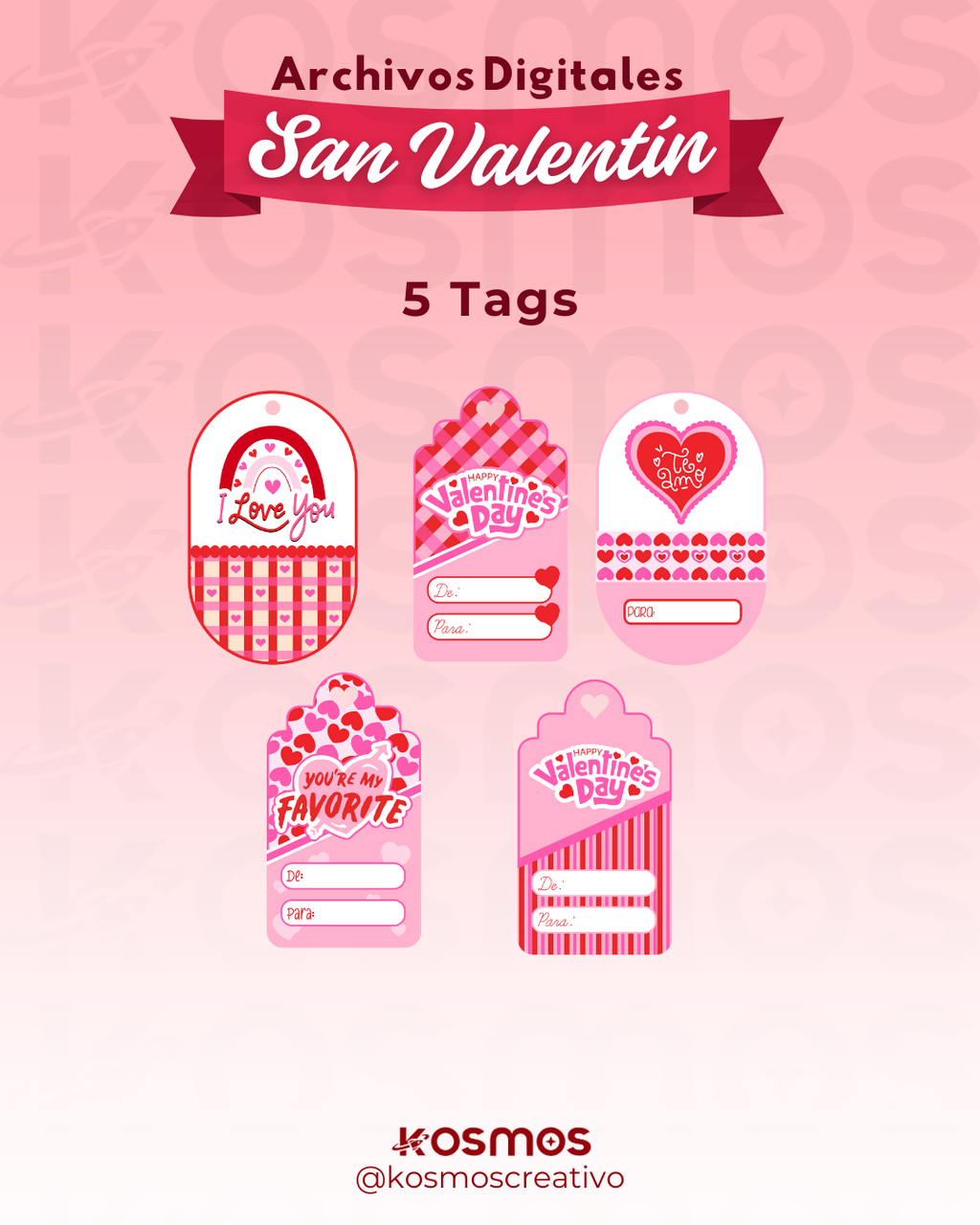 COLECCIÓN CAKE TOPPER SAN VALENTÍN